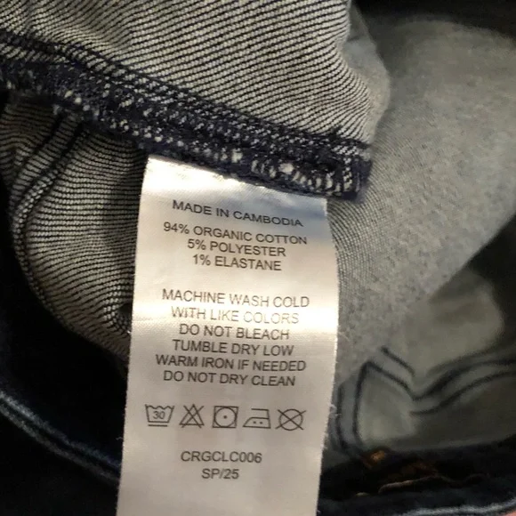 Quince Bella Stretch Patch Pocket Wide Leg Jeans Midnight Blue - Picture 5 of 6